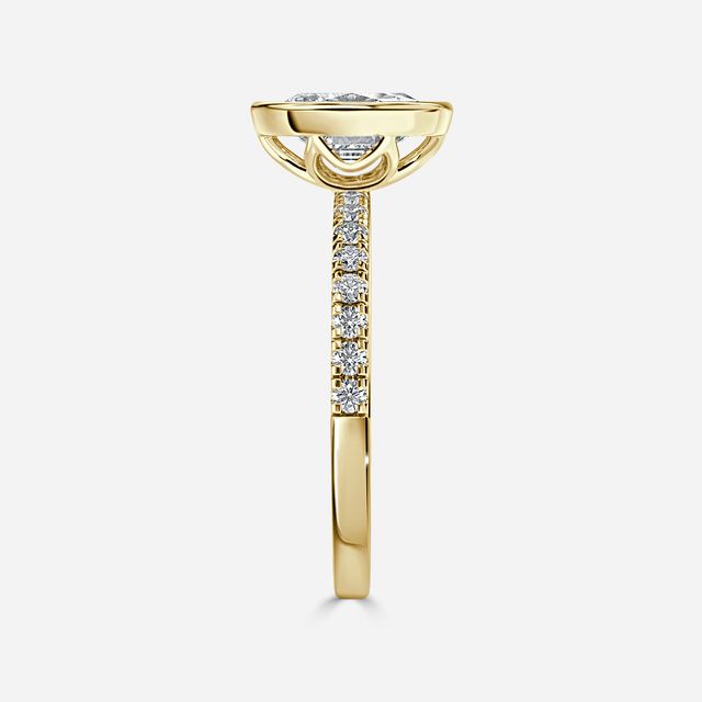 Lyra Yellow Gold Engagement Ring