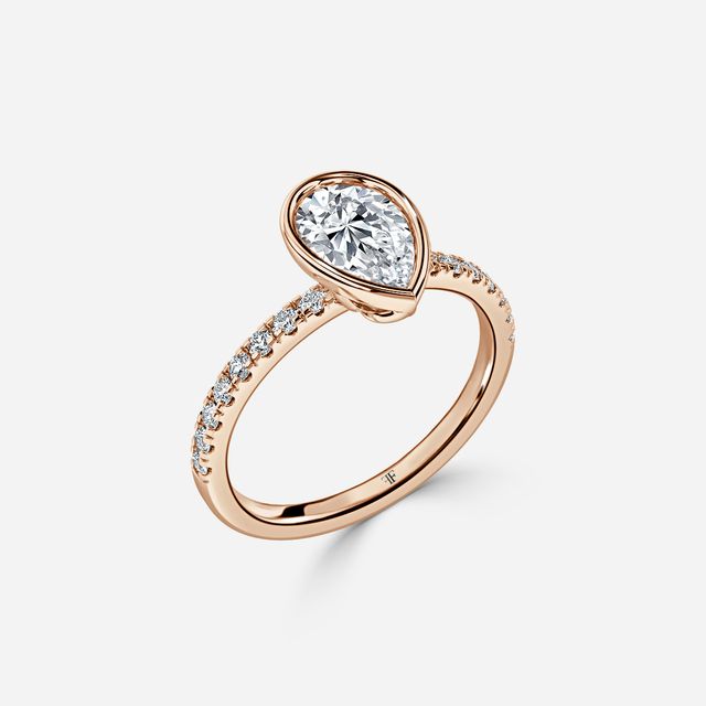 Lyra Rose Gold Engagement Ring