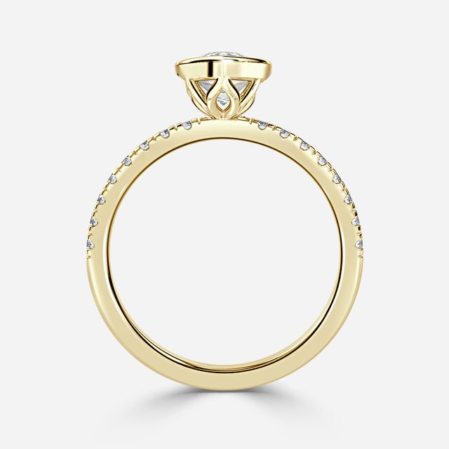 Lyra Yellow Gold Engagement Ring