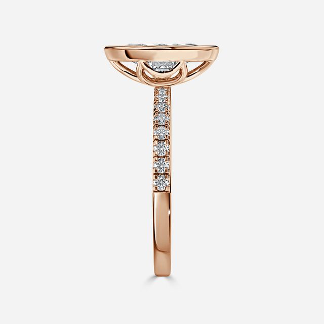 Lyra Rose Gold Engagement Ring