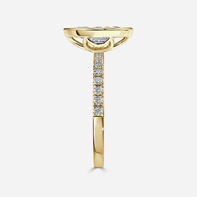 Lyra Yellow Gold Engagement Ring