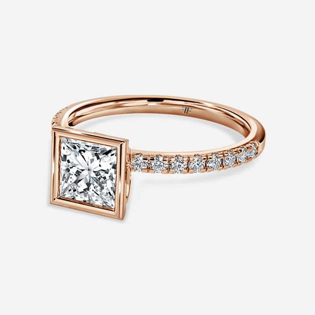 Lyra Rose Gold Engagement Ring