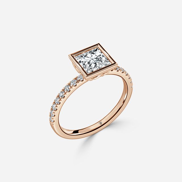 Lyra Rose Gold Engagement Ring