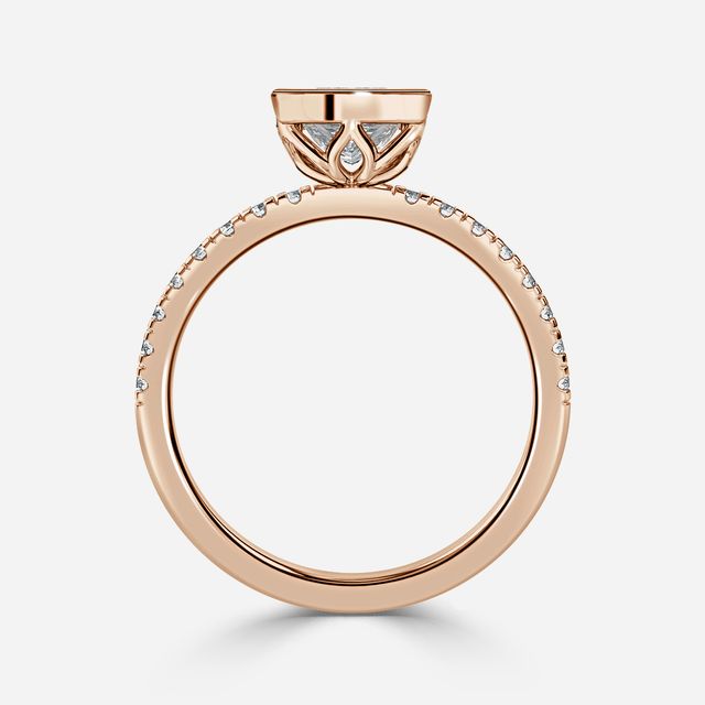 Lyra Rose Gold Engagement Ring