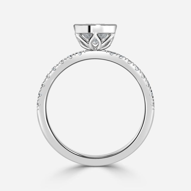 Lyra White Gold Engagement Ring