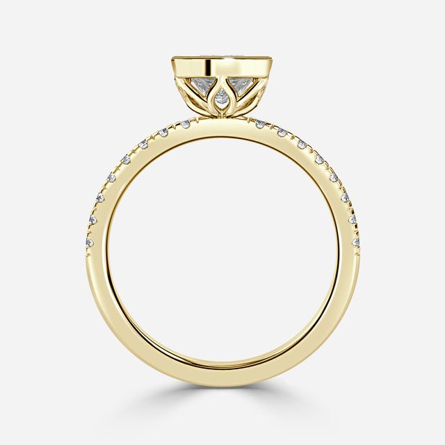 Lyra Yellow Gold Engagement Ring