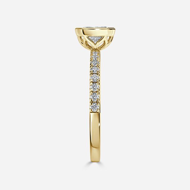 Lyra Yellow Gold Engagement Ring