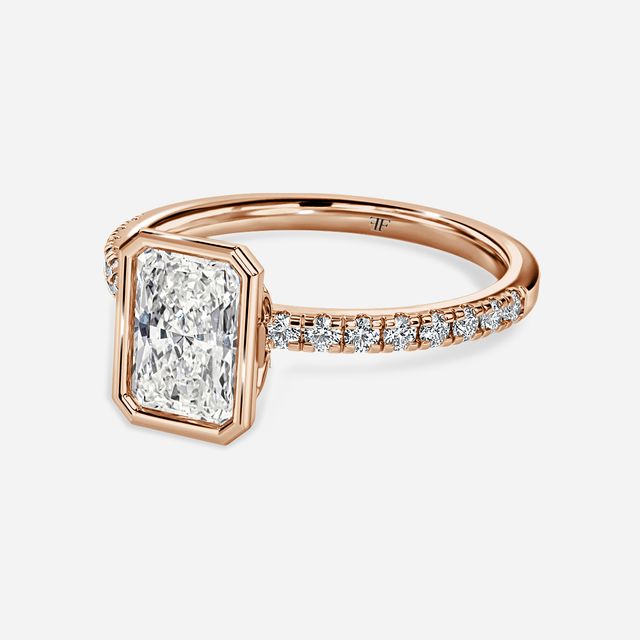 Lyra Rose Gold Engagement Ring
