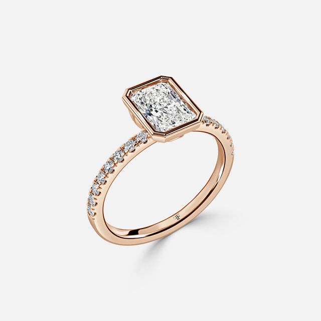 Lyra Rose Gold Engagement Ring