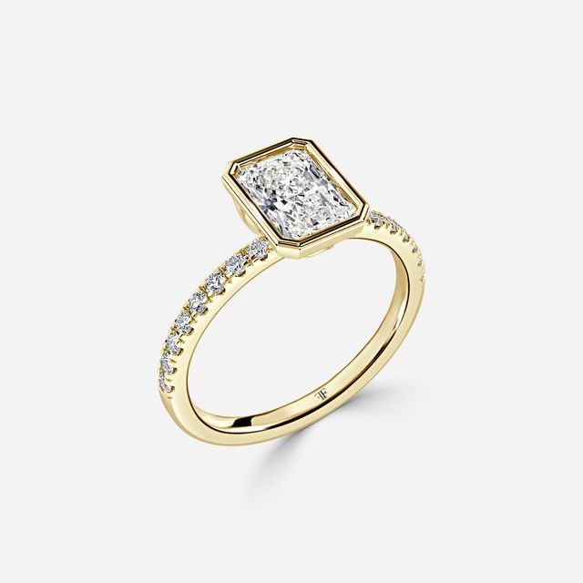 Lyra Yellow Gold Engagement Ring