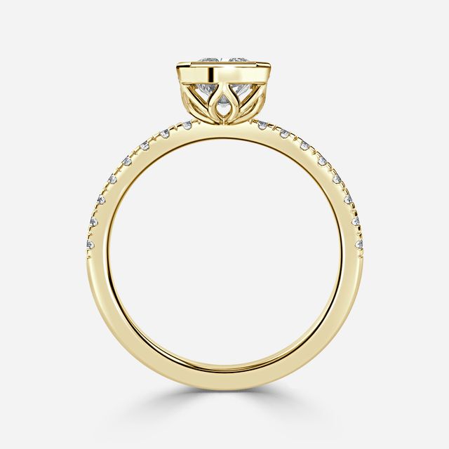 Lyra Yellow Gold Engagement Ring