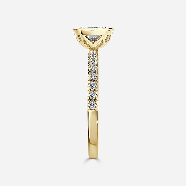 Lyra Yellow Gold Engagement Ring