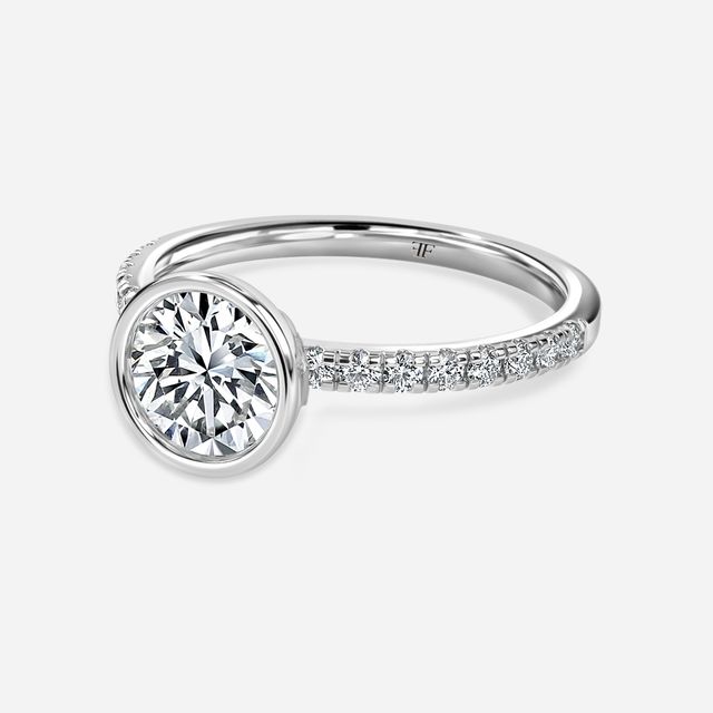 Lyra White Gold Engagement Ring