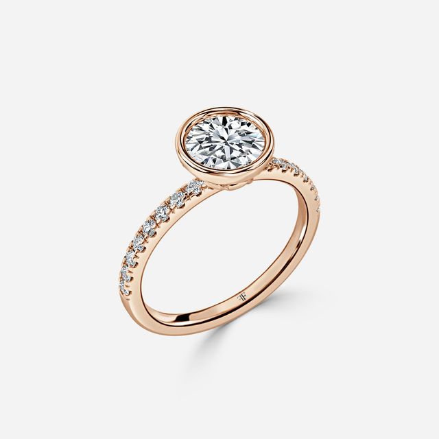 Lyra Rose Gold Engagement Ring