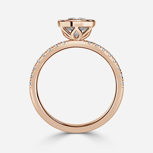 Lyra Rose Gold Engagement Ring