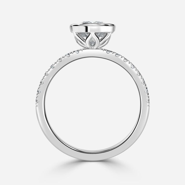 Lyra White Gold Engagement Ring