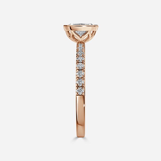 Lyra Rose Gold Engagement Ring