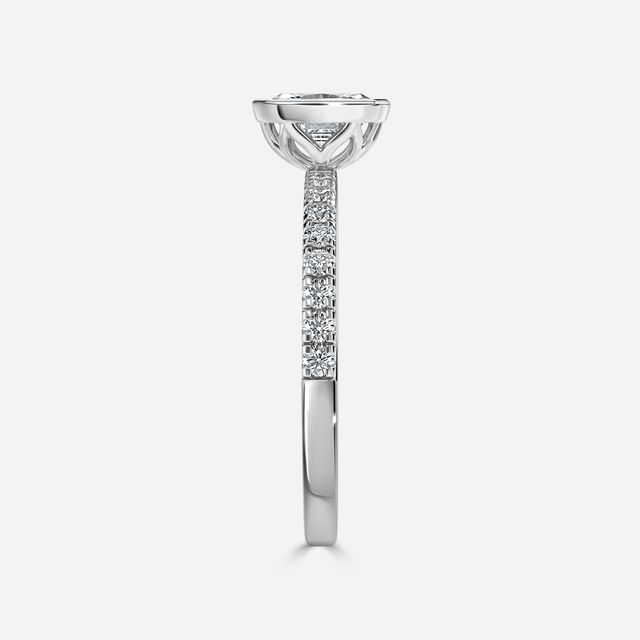 Lyra White Gold Engagement Ring