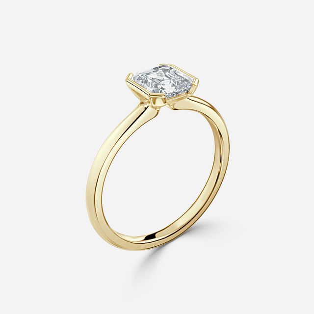 Avian Yellow Gold Solitaire Engagement Ring