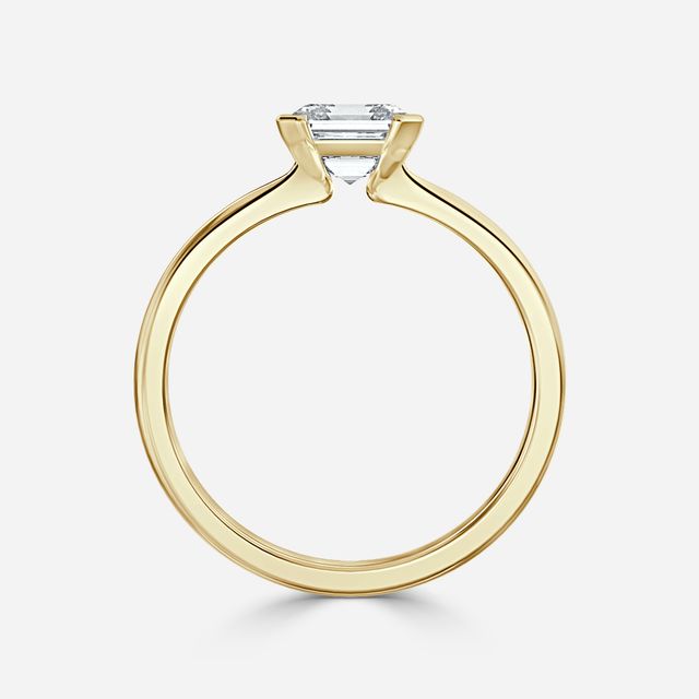 Avian Yellow Gold Solitaire Engagement Ring