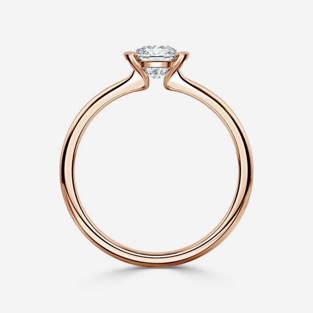 Avian Rose Gold Solitaire Engagement Ring