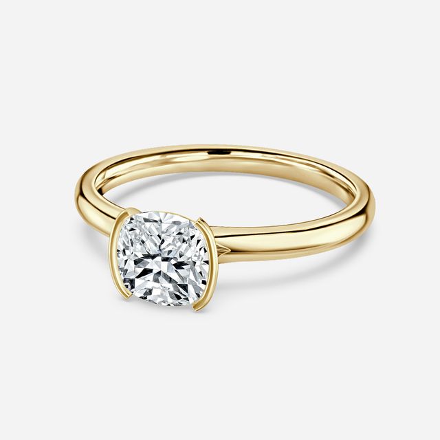Avian Yellow Gold Solitaire Engagement Ring