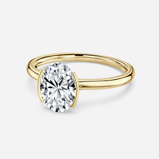 Avian Yellow Gold Solitaire Engagement Ring