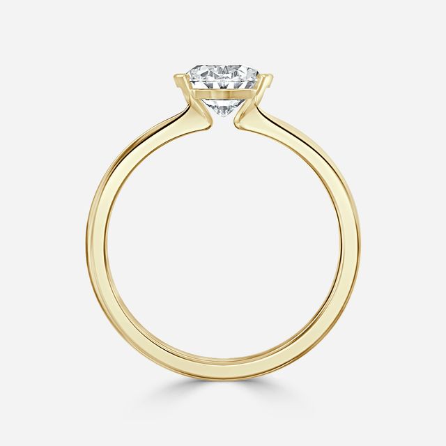 Avian Yellow Gold Solitaire Engagement Ring