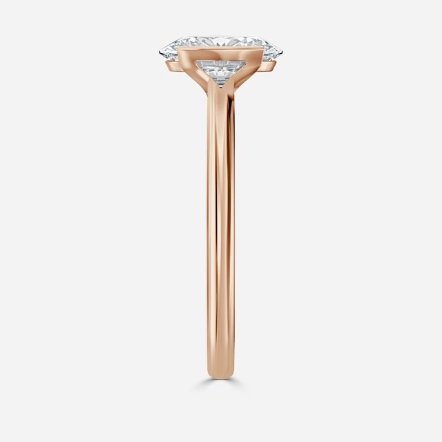 Avian Rose Gold Bezel Engagement Ring