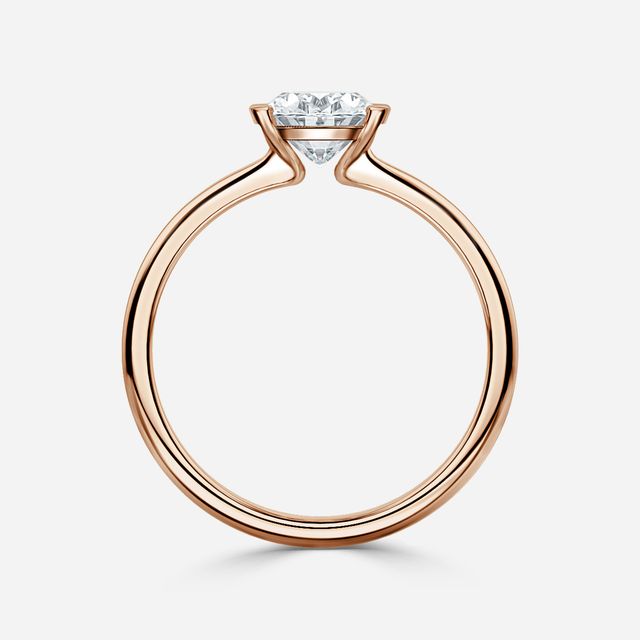 Avian Rose Gold Solitaire Engagement Ring