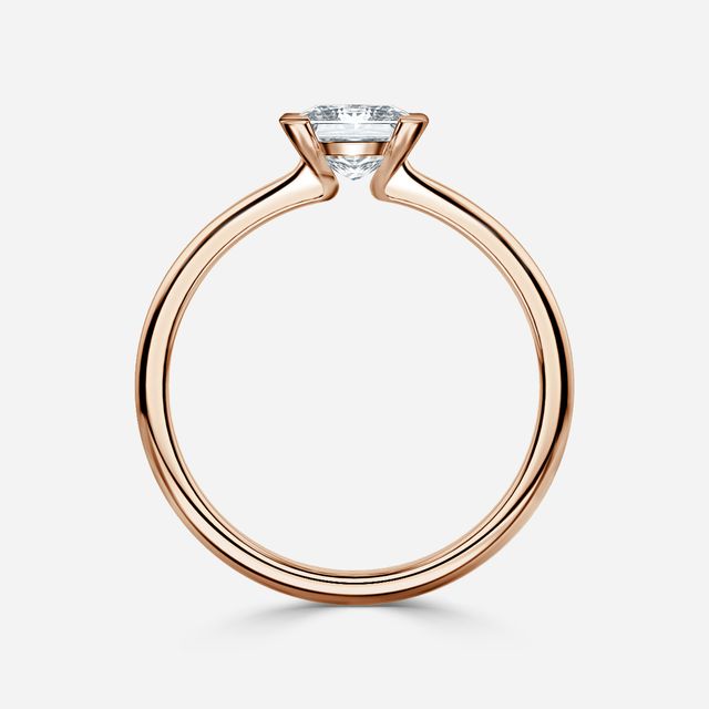 Avian Rose Gold Solitaire Engagement Ring