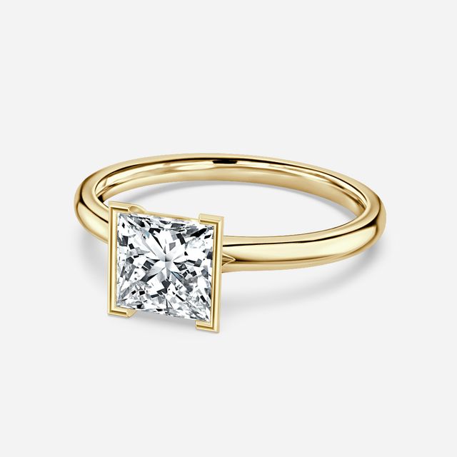 Avian Yellow Gold Solitaire Engagement Ring