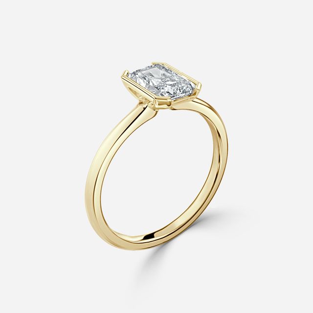Avian Yellow Gold Solitaire Engagement Ring