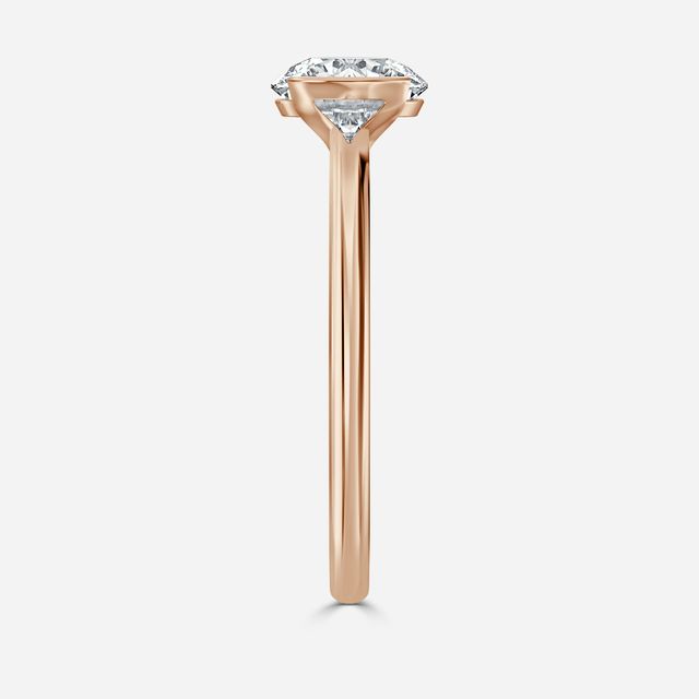 Avian Rose Gold Bezel Engagement Ring