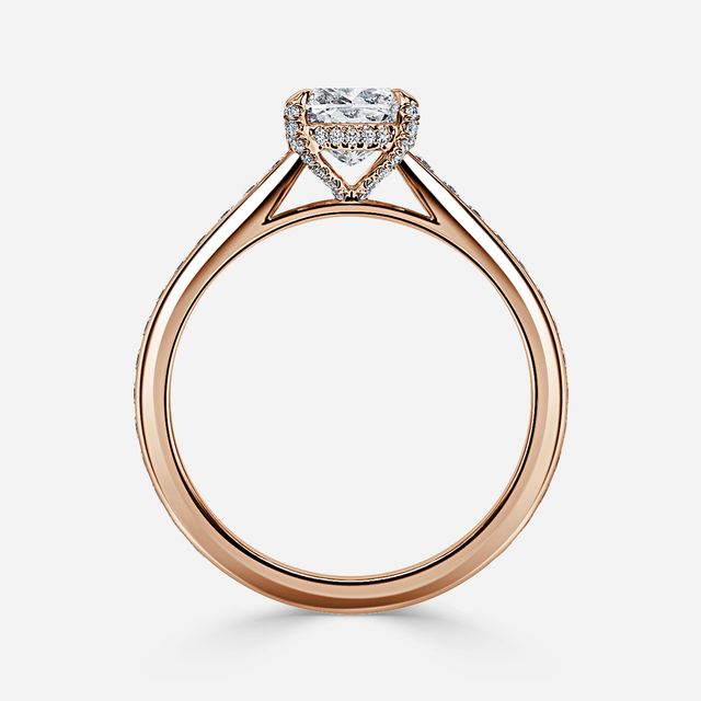 Alexandra Rose Gold Engagement Ring