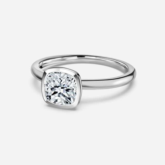 Chloe White Gold Solitaire Engagement Ring