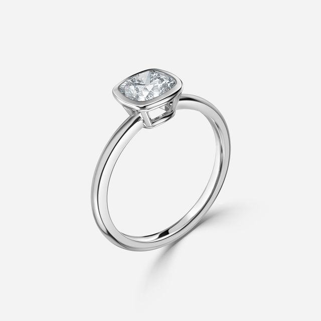 Chloe White Gold Solitaire Engagement Ring