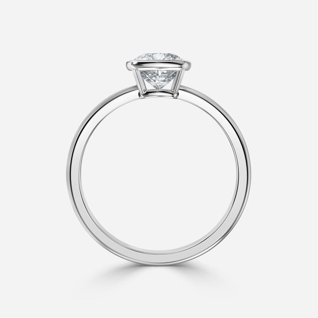 Chloe White Gold Solitaire Engagement Ring