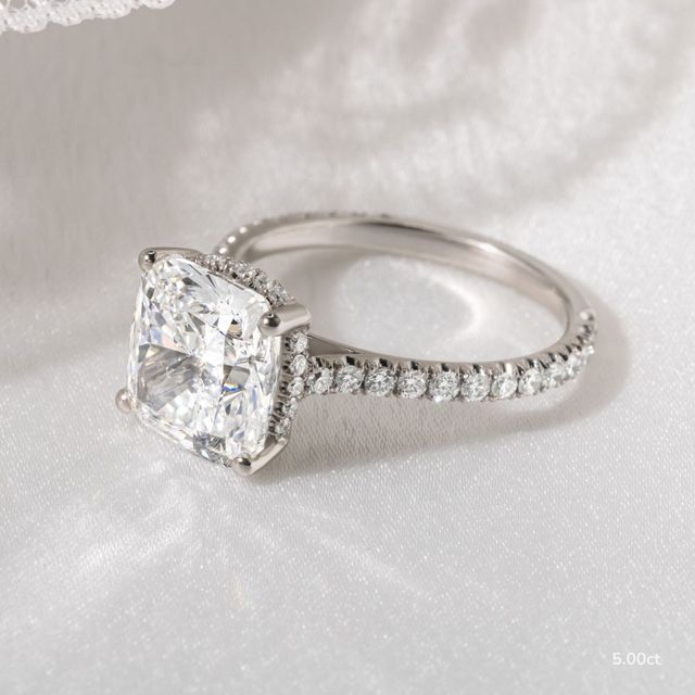 Aisha White Gold Engagement Ring
