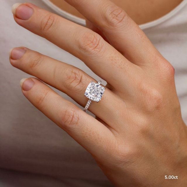 Aisha White Gold Engagement Ring