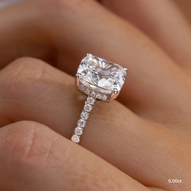 Aisha White Gold Engagement Ring