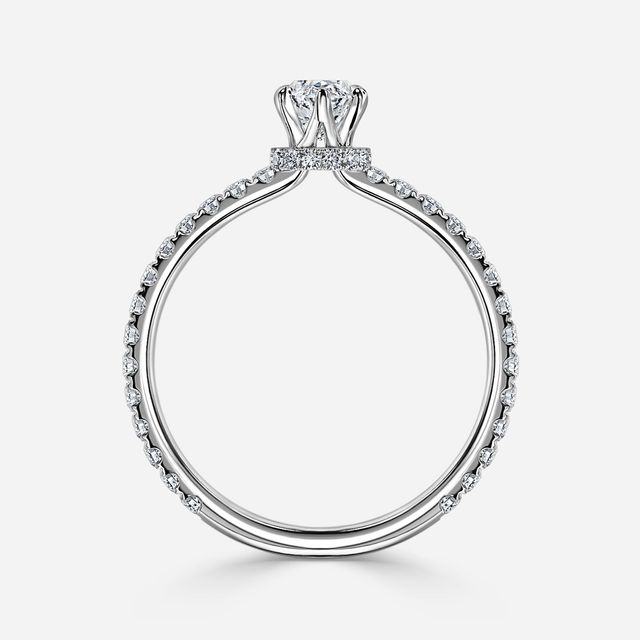 Eliana White Gold Engagement Ring