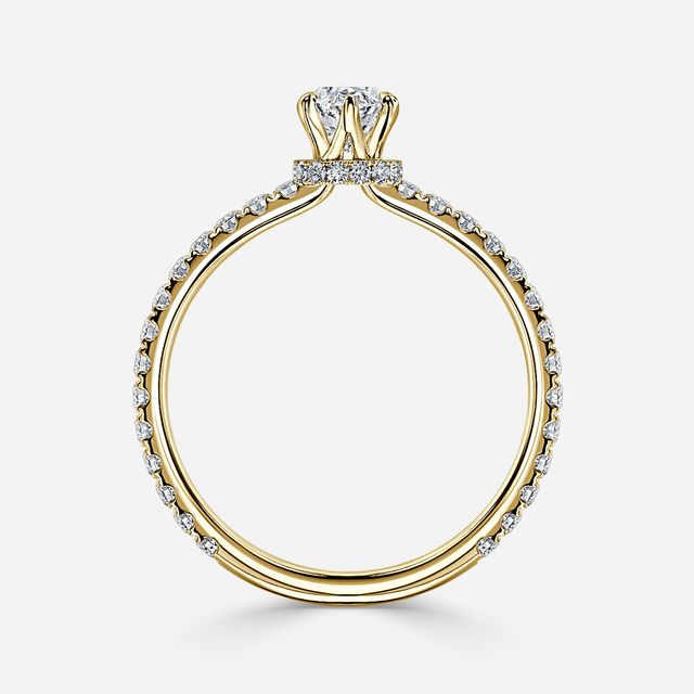 Eliana Yellow Gold Engagement Ring