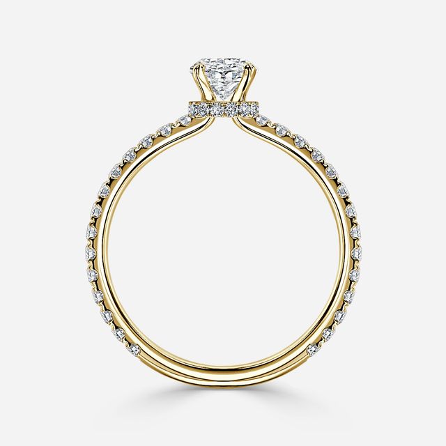 Eliana Yellow Gold Engagement Ring