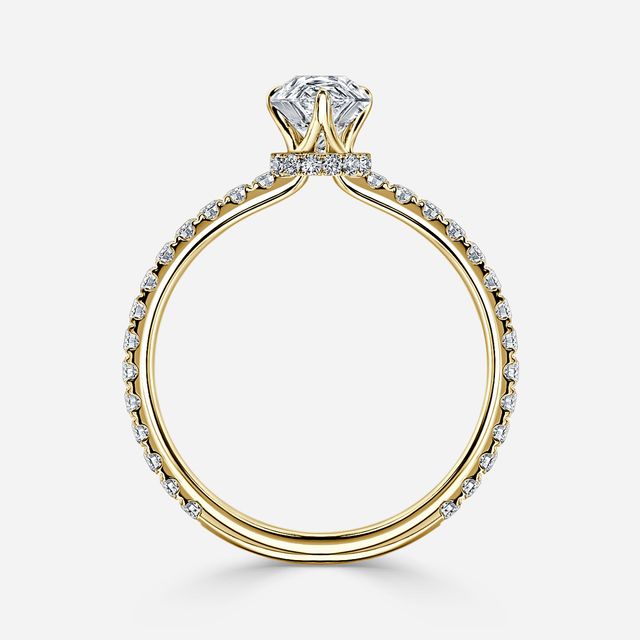 Eliana Yellow Gold Engagement Ring