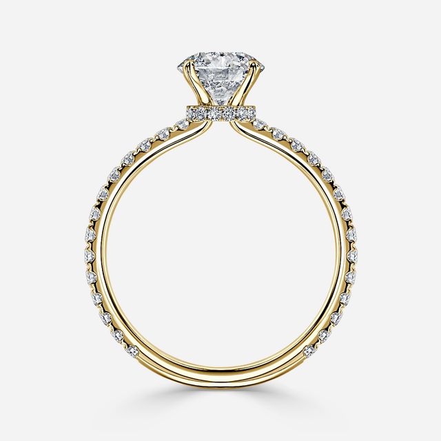 Eliana Yellow Gold Engagement Ring