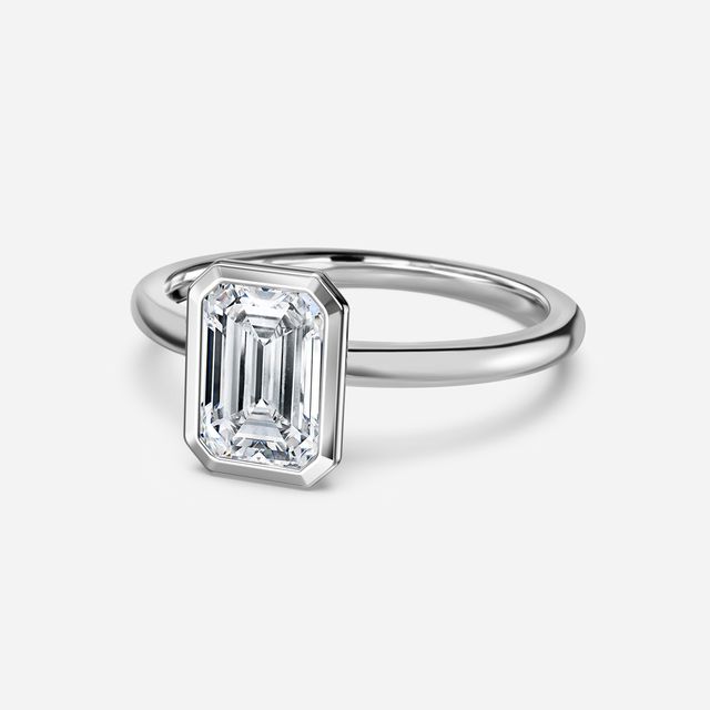 Chloe White Gold Solitaire Engagement Ring