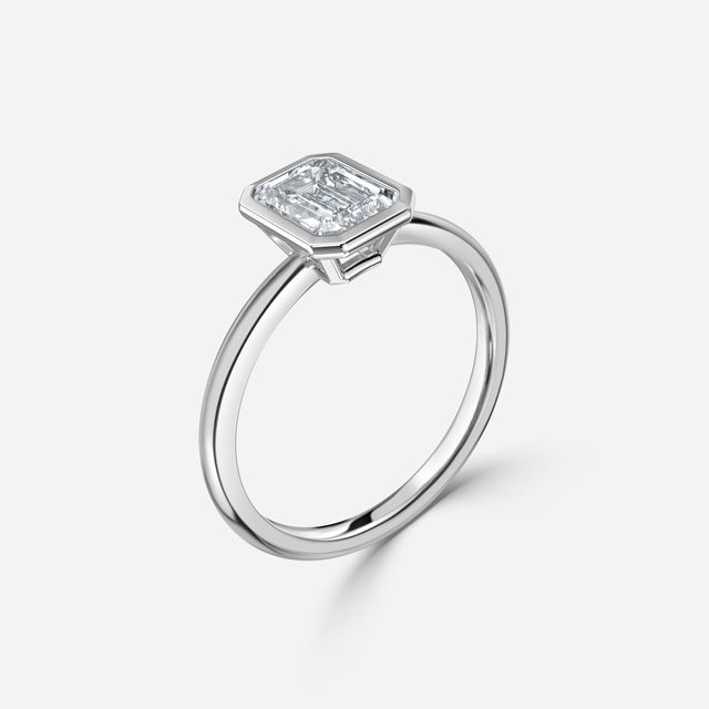 Chloe White Gold Solitaire Engagement Ring