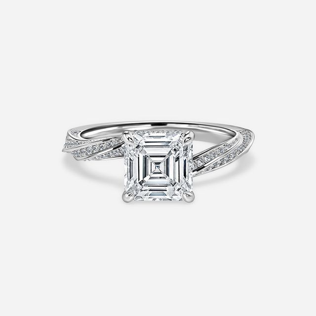 Nefereti White Gold Engagement Ring