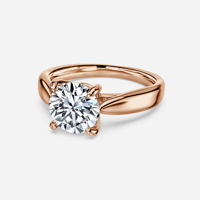 Vera Rose Gold Engagement Ring